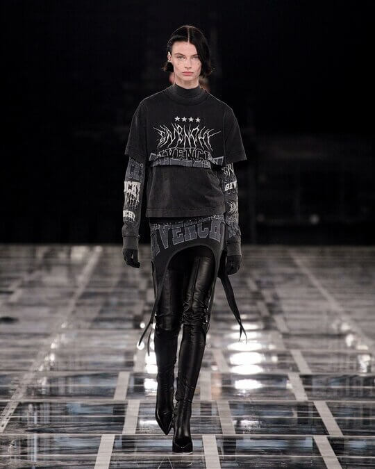 Новая коллекция Givenchy на неделе моды в Париже