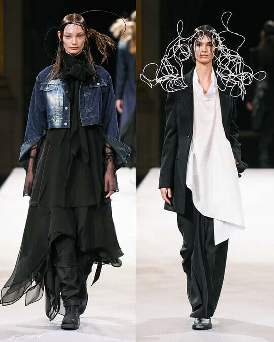 Шоу Yohji Yamamoto на неделе моды в Париже